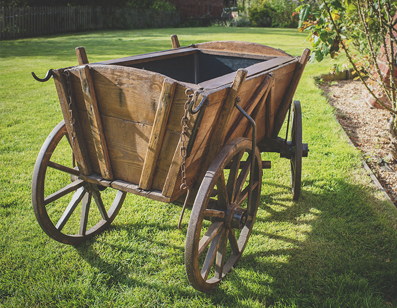 Prop Hire – Rustic Wooden Cart
